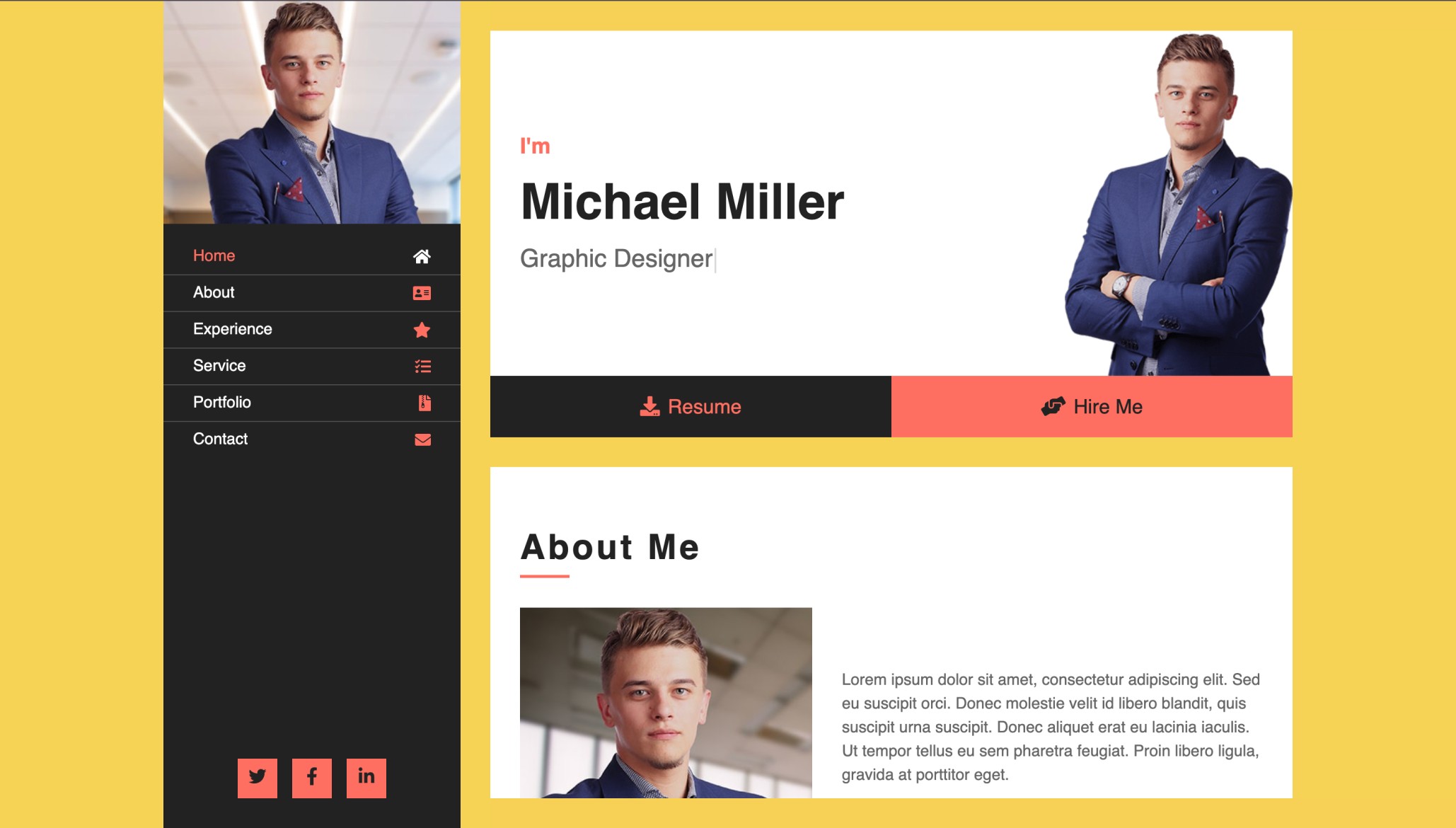 Portfolio Website Standard 